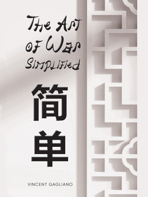 cover image of The Art of War Simplified by Vincent Gagliano